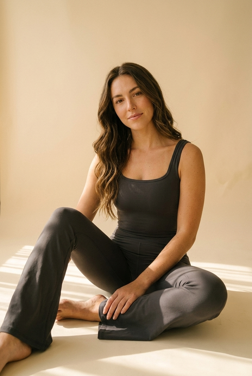 The Flare Jumpsuit — Charcoal