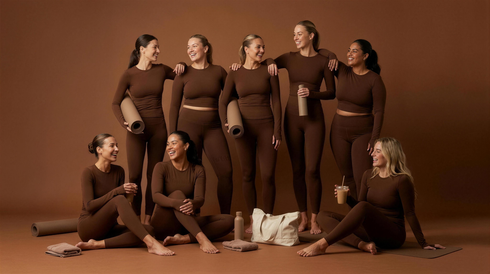 The Cloud Set on every body — mocha campaign group (4K)